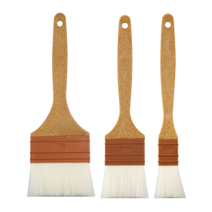 三能植纤柄塑料纤维工具刷小刷子抗磨损不易掉毛不易断毛白色黑色