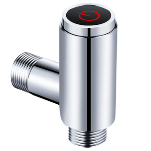 新型按键式全铜三角阀4分6分马桶热水器洗衣机拖布池水龙头止水阀