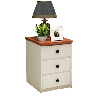 小户型新款地中海床头柜2025303540CM迷你儿童储物柜超窄边柜整装