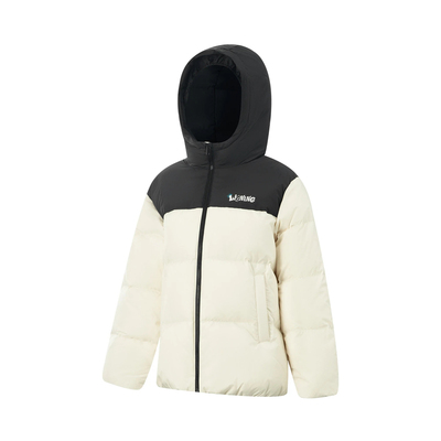 李宁宽松鸭绒短羽绒服