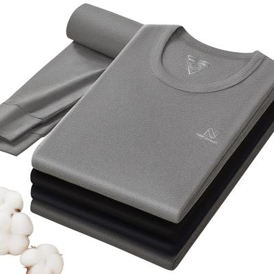 新疆纯棉秋衣秋裤男士保暖套装