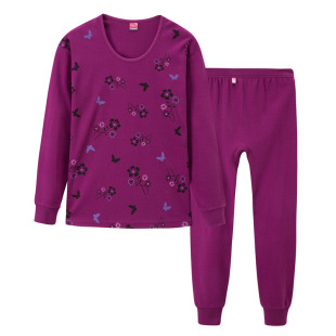 老太太100%纯棉开衫套装女秋衣秋裤妈妈中老年人线衣线裤全棉毛衫