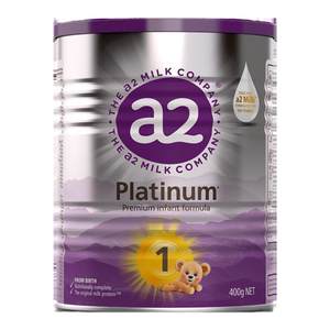益天母婴海外专营店小罐装400ga2 Platinum婴儿配方奶粉1段400g 新西兰进口