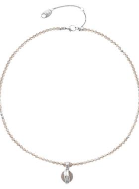 UNEND礁石灰玛瑙串珠项链