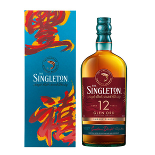 帝亚吉欧苏格登12年雪莉桶单一麦芽威士忌700ml新年礼盒系列