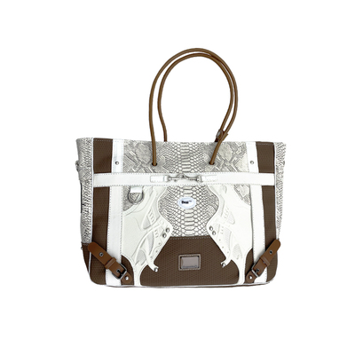 ISIR原创美式蛇纹大容量托特包