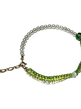 小众设计百搭手饰 新中式琉璃串珠手链 高级感手链款送女朋友