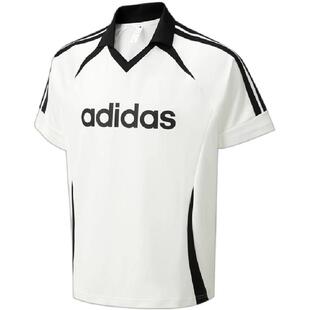 Adidas阿迪达斯男短袖翻领运动T恤收腰宽松舒适球衣运动风KY2145