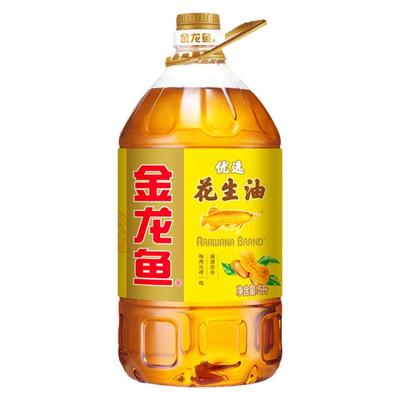 金龙鱼浓香花生油物理压榨食用油