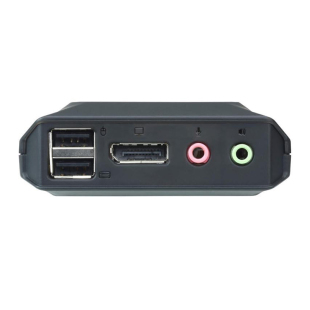 ATEN CS22DP 2端口USB 4K DP接口切换器带线式KVM多电脑切换器 (外接式切换按键)