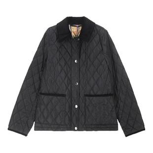 BURBERRY博柏利 女士修身版薄款绗缝夹棉棉服上衣外套 8107510