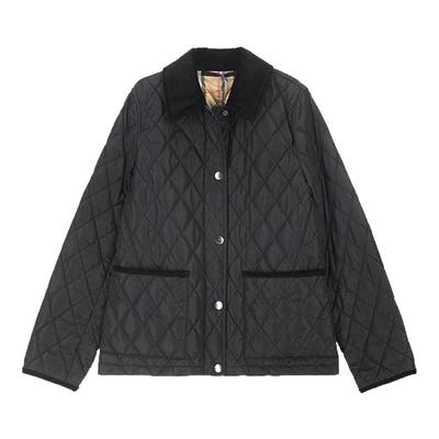 BURBERRY博柏利 女士修身版薄款绗缝夹棉棉服上衣外套 8107510
