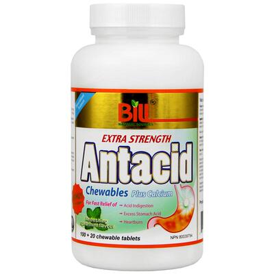 加拿大速胃平缓解胃酸咀嚼片