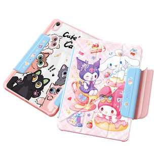 适用ipad11保护套2026新款air6/7/5/4平板壳第十代九2025亚克力pro11英寸10.2苹果a16防摔8轻薄2022甜品时光9