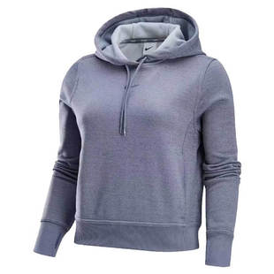NIKE耐克卫衣女款秋冬加绒保暖健身运动防风连帽休闲套头衫FB5211