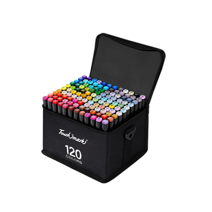 泰驰Touchmark马克笔小学生美术专用双头油性酒精48色水彩笔防水速干不褪色60/80色儿童动漫绘画彩笔画笔套装