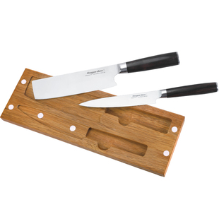 诺歌花园户外露营便携式菜刀水果刀砧板三件套不锈钢家用切肉刀具