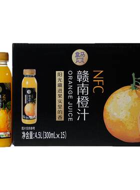 盒马 NFC赣南橙汁 300ml*15瓶