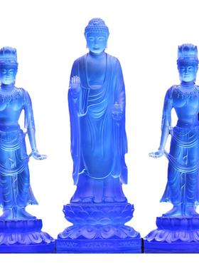 琉璃东方三圣药师佛日光月菩萨
