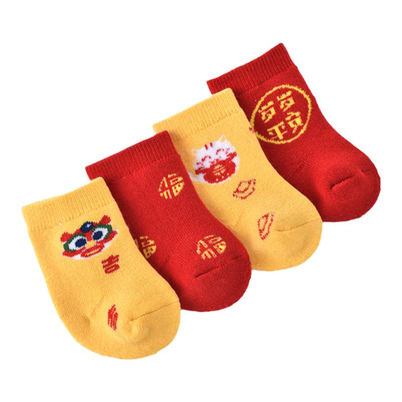 早产儿可爱超萌毛圈春秋婴儿袜子
