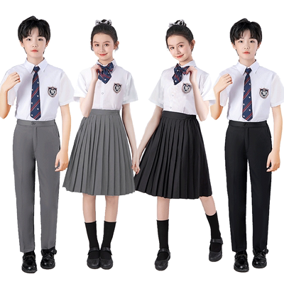 新款纯棉毕业照小学生合唱朗诵服