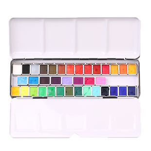 日本霓嘉NICKER尼克水彩水粉颜料分装 不透明水粉24/36色颜料分装