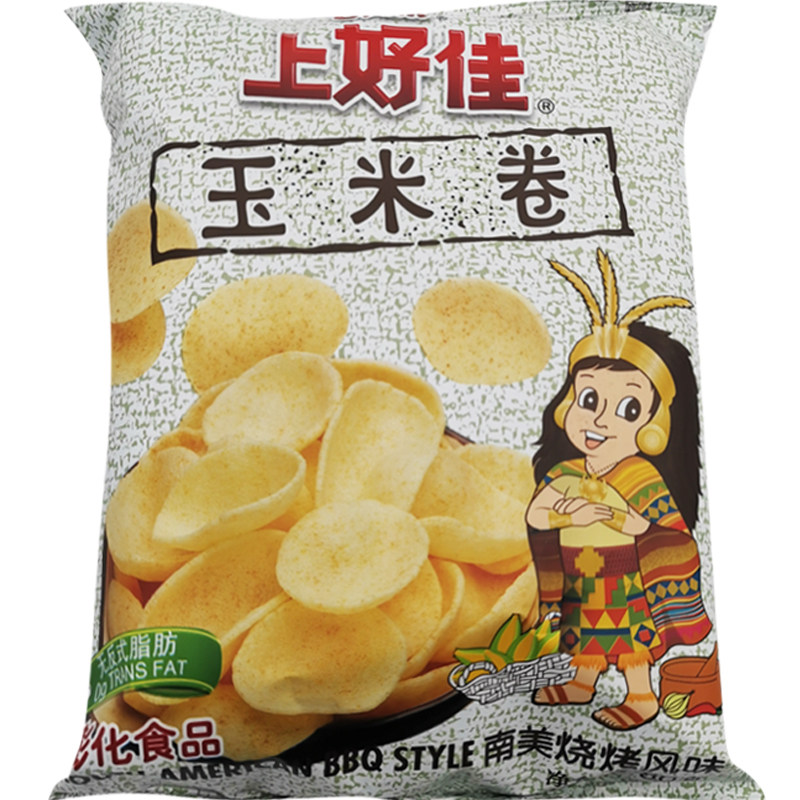 上好佳玉米卷80g休闲零食
