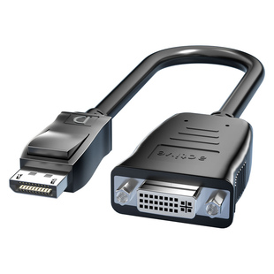 主动式DP转VGA母转换显卡线displayport转vga接口电脑显示器高清
