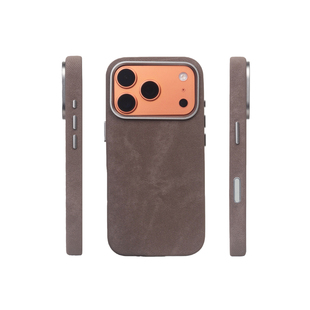 URBAN CASE 法兰绒【新版】磁吸皮料拍摄按键全包适用于iPhone17promax手机壳苹果17pro保护套防手汗简约时尚