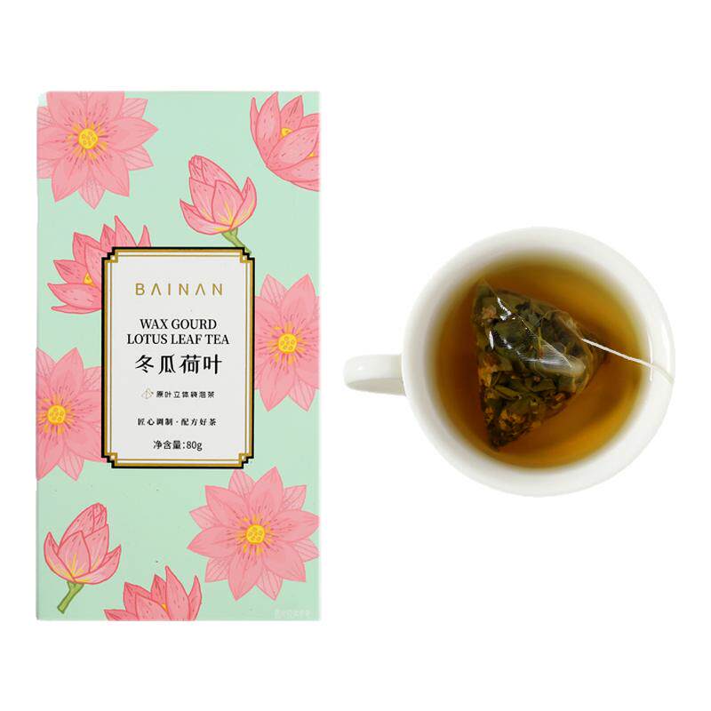 冬瓜荷叶茶叶茶乌龙茶炒制决明子重瓣红玫瑰组合袋泡茶包