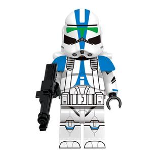 星球大战欣宏X0350甘奇指挥官军团克隆兵暴风兵第三方人仔积木