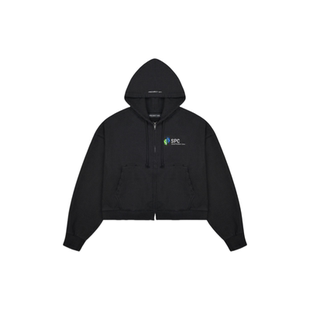 Grailz Project GR联名SPC水洗做旧破坏连帽开衫卫衣美式休闲外套