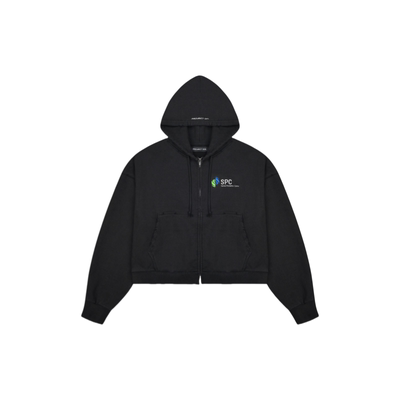 PROJECTGR水洗做旧破坏连帽外套