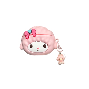 卡通小羊美乐蒂适用于vivo tws A4蓝牙耳机保护套萌系IQOOtws Air3Pro硅胶3E/3i可爱TWS5创意A3粉色系少女心