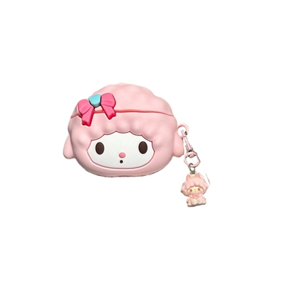 卡通小羊美乐蒂适用于vivo tws A4蓝牙耳机保护套萌系IQOOtws Air3Pro硅胶3E/3i可爱TWS5创意A3粉色系少女心