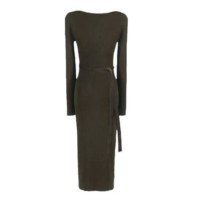 包臀长裙子赵露思同款针织连衣裙