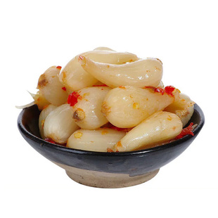 恩施梅小菜酸叫头玻璃瓶酸辣葱头教头农家老坛泡菜酸爽泡剁椒藠头