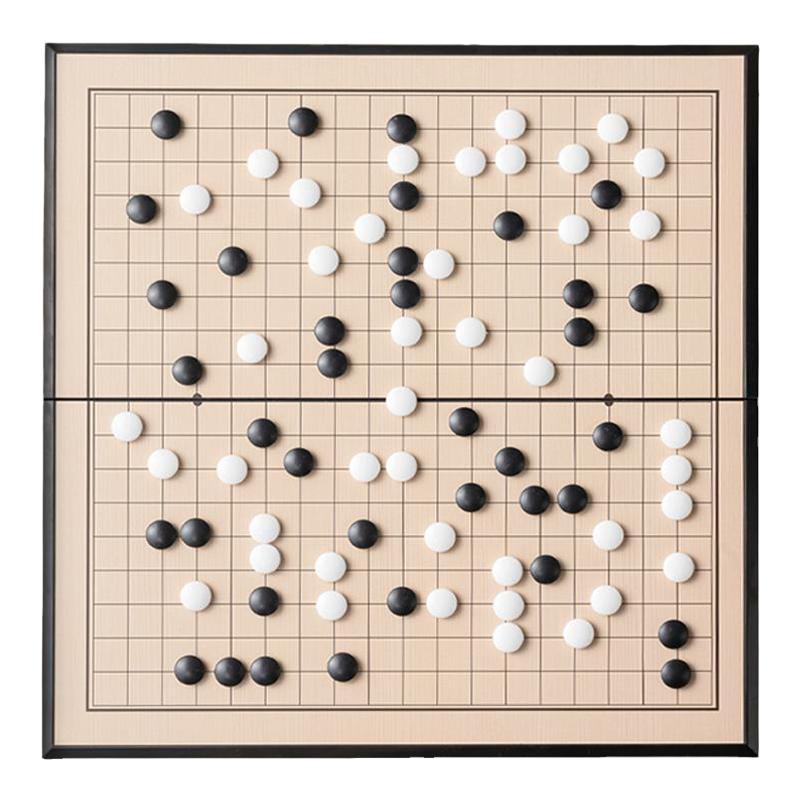 磁性五子棋围棋子儿童初学套装小学生标准成人版19路便携棋盘套装