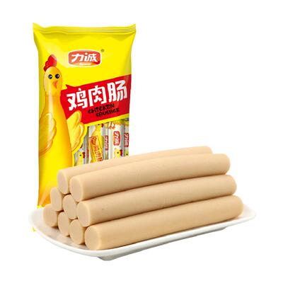 力诚176g非油炸方便鸡肉火腿肠