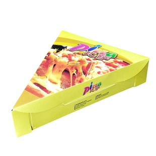 三角披萨盒披萨切块装打包盒9寸切块白卡批萨盒外卖pizza包装盒
