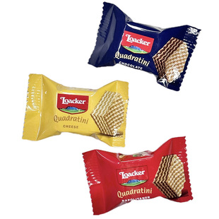 Loacker 莱家意大利进口威化巧克力夹心饼干结婚高端零食点心散装