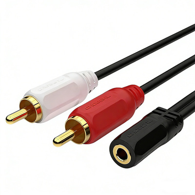 秋叶原Q374双莲花转3.5m母音频线