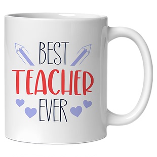 Best teacher Ever 送老师的杯子教师节礼物2025年新款陶瓷马克杯