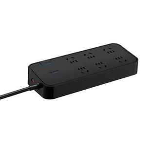 公牛抗电涌家用多功能插座过载保护插排插线板接线板6孔