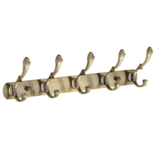 挂钩进门玄关挂衣钩门后墙上衣服排钩壁挂免打孔挂衣架金属衣帽钩