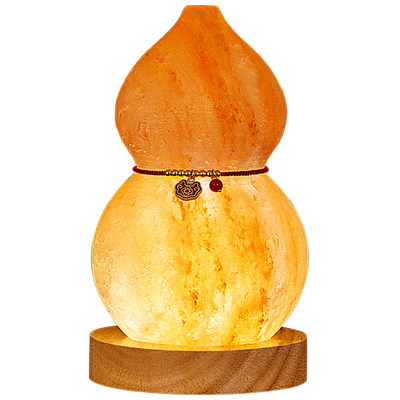 招财风水盐灯巴基斯坦卧室长明灯