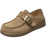 意尔康女鞋春秋季勃肯休闲复古全包袋鼠鞋平底单鞋乐福鞋一脚蹬