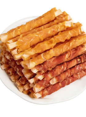 狗狗风干鸭肉缠牛皮洁齿磨牙棒