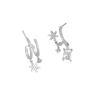 突然的喜欢王玉雯林欢儿同款耳环高级感气质C型耳钉耳坠女925银针