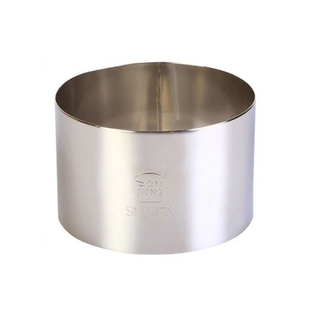 三能慕斯圈2/3/4/6/8寸不锈钢圆形不沾曲奇饼干切模蛋糕圈SN3241